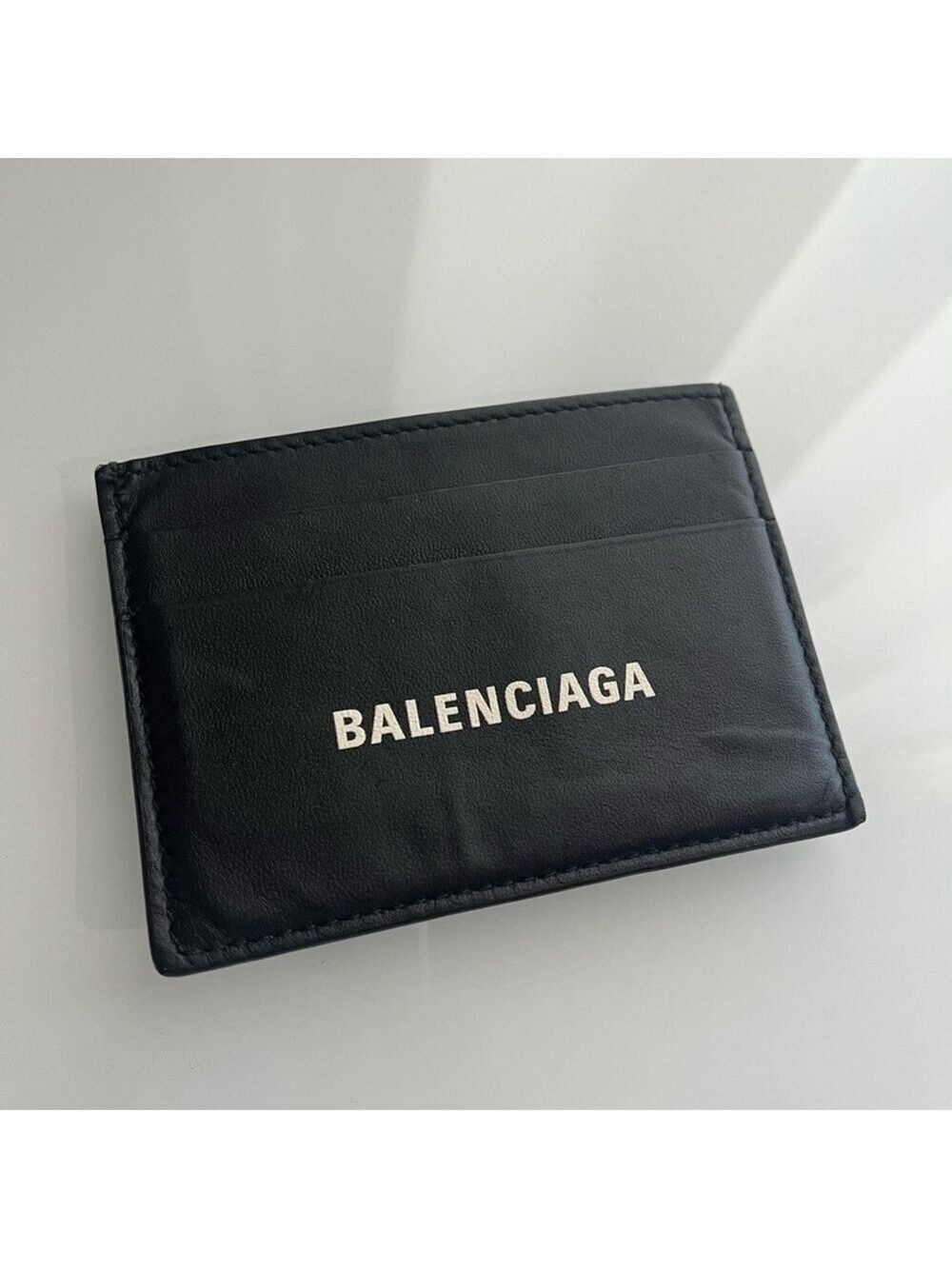 BALENCIAGA BLACK CARD HOLDER - Picture 8 of 8